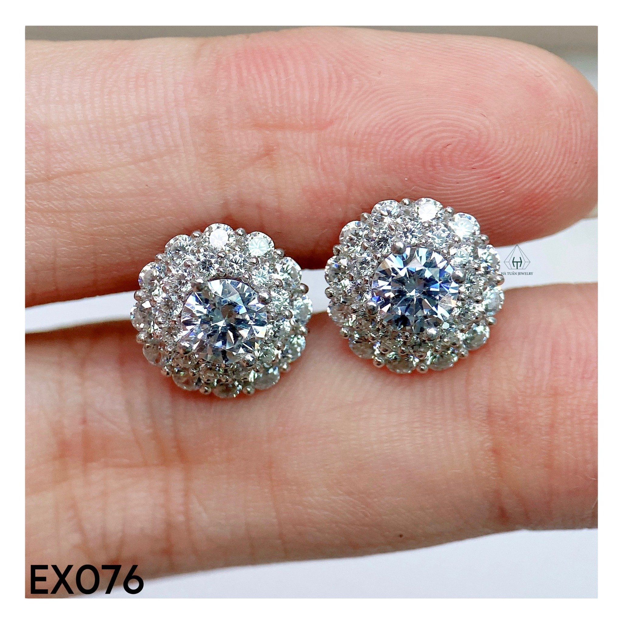  EX076 5mm Bông tai tròn 