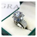  RX158 8.1mm Nhẫn nữ hoàng đài tấm 8 cánh 