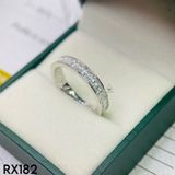  RX182 Nhẫn 1 hàng đá Baguette 
