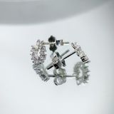  E918 Bông tai tròn nơ 