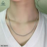  NCX053 2mm Dây chuyền đá Cz 