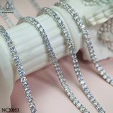  NCX053 2mm Dây chuyền đá Cz 