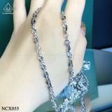  NCX055 Dây chuyền xoắn tròn 3mm 