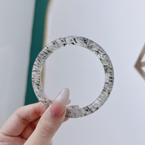  BGS007 Vòng tay đá thạch anh dâu tây 