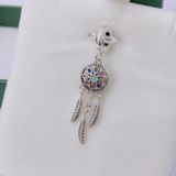  C452 Charm treo dreamcatcher tứ sắc 