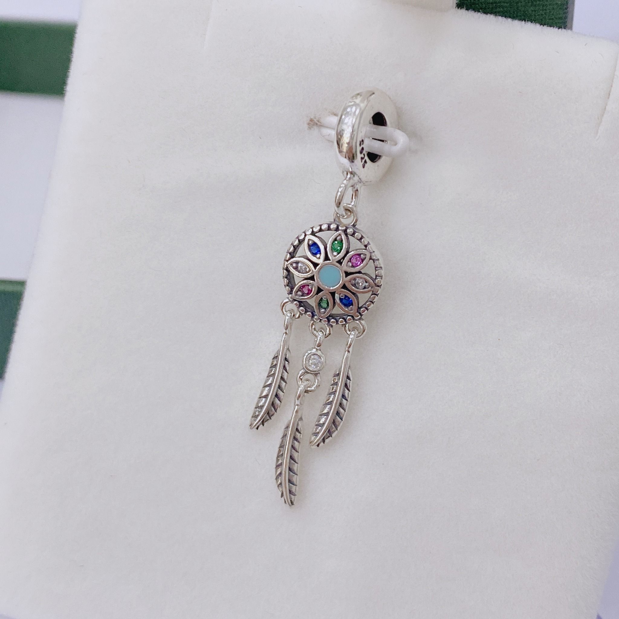  C452 Charm treo dreamcatcher tứ sắc 