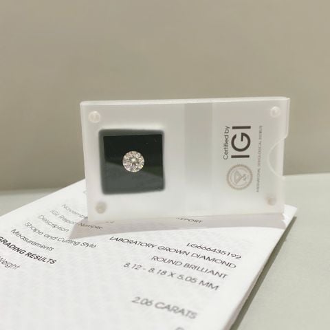 LDI81 Kim cương nuôi cấy 8.1mm-IGI LG666435192