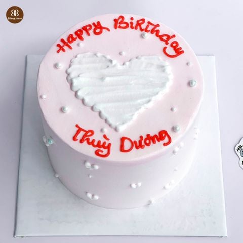  BÁNH KEM TRÁI TIM MÀU HỒNG 