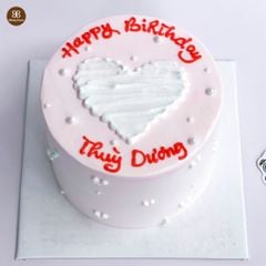 BÁNH KEM TRÁI TIM MÀU HỒNG