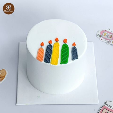  BÁNH KEM HÌNH NẾN 
