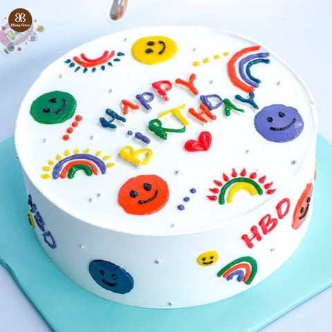  BÁNH KEM HÌNH MẶT CƯỜI 