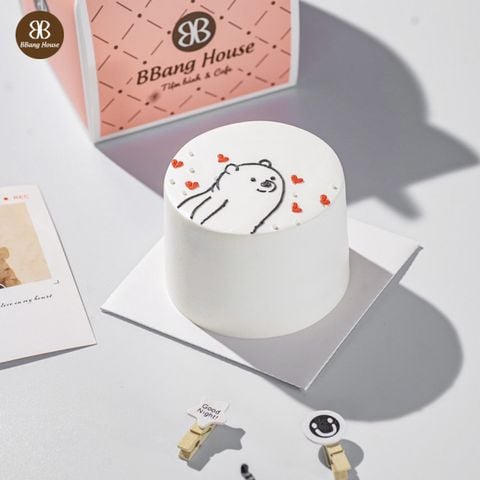  BÁNH KEM HÌNH CON GẤU 