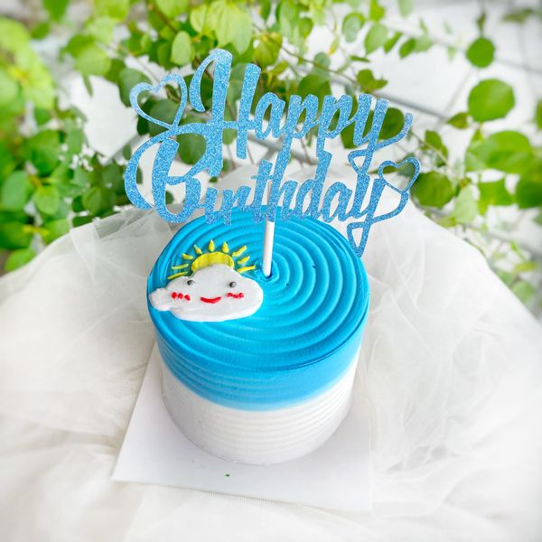 Bánh Kem Màu Xanh Dương