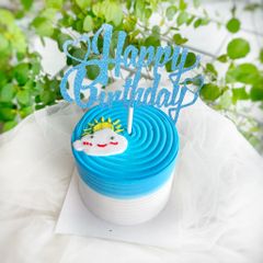 Bánh Kem Màu Xanh Dương