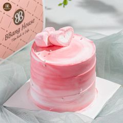 BÁNH  KEM  TRÁI TIM MÀU HỒNG