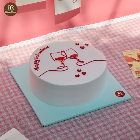  BÁNH KEM HÌNH LY RƯỢU (ANNI) 