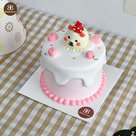  BÁNH KEM HÌNH CON GẤU 
