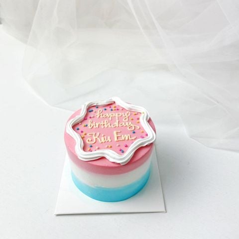  BÁNH KEM BA MÀU OMBRE 