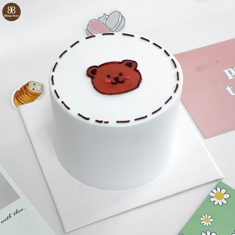  BÁNH KEM HÌNH CON GẤU 