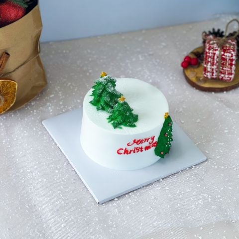  BÁNH KEM NOEL HÌNH CÂY THÔNG 