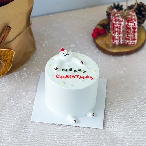  BÁNH KEM NOEL HÌNH GẤU 