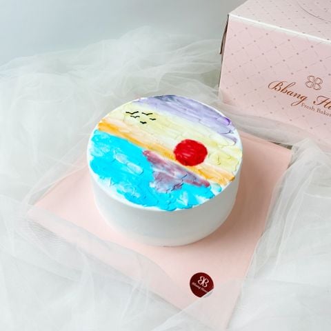  BÁNH KEM NHIỀU MÀU 