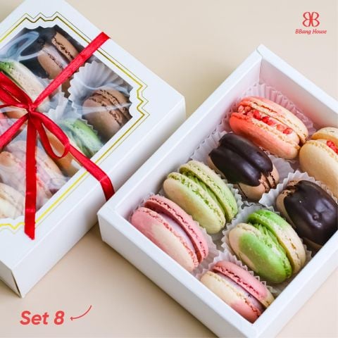  Hộp 8 bánh Macaron 