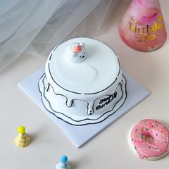BÁNH KEM 2D HÌNH THỎ