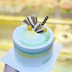 Bánh Kem Màu xanh lá