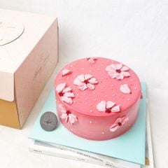 Bánh Kem Màu Đỏ Gạch