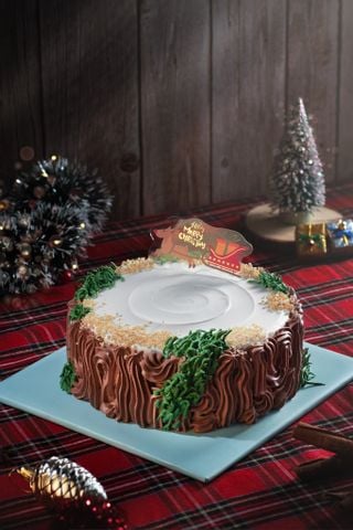  BÁNH KEM NOEL HÌNH KHÚC CÂY 