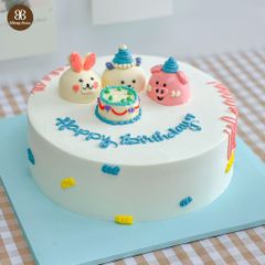 BÁNH KEM HÌNH GẤU THỎ HEO