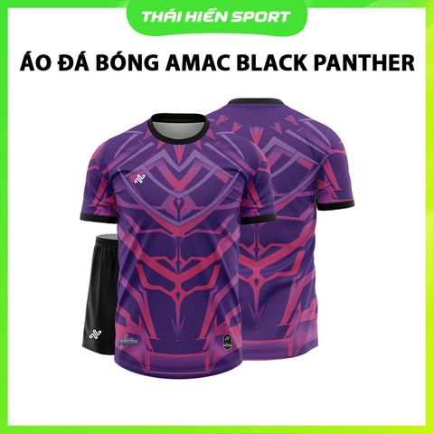  Áo đá bóng Amac Black Panther 