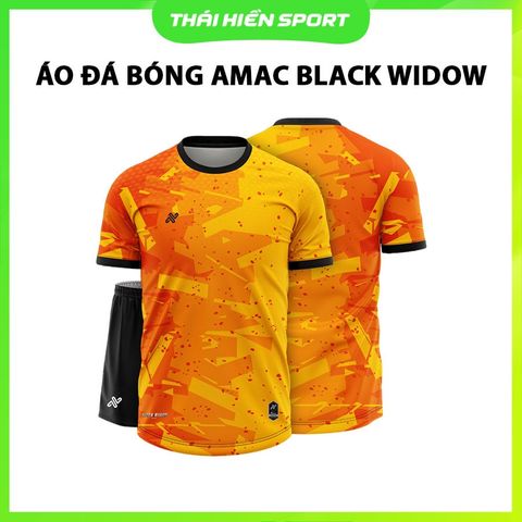  Áo đá bóng Amac Black Widow 