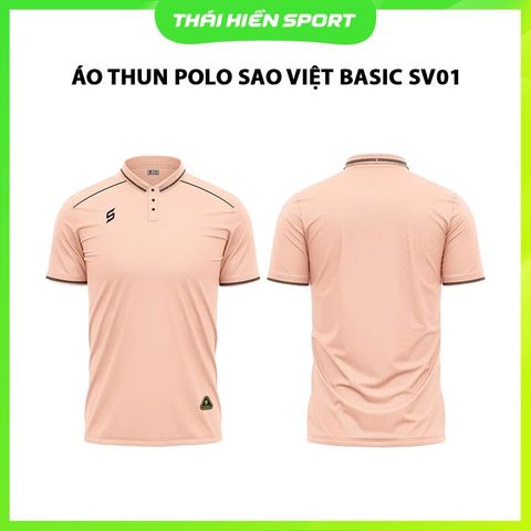  Áo thun polo Sao Việt Basic Sv01 