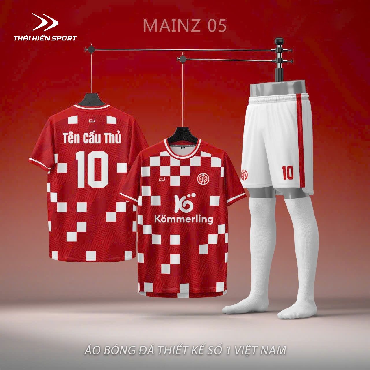 Áo đá bóng thiết kế Mainz 05 