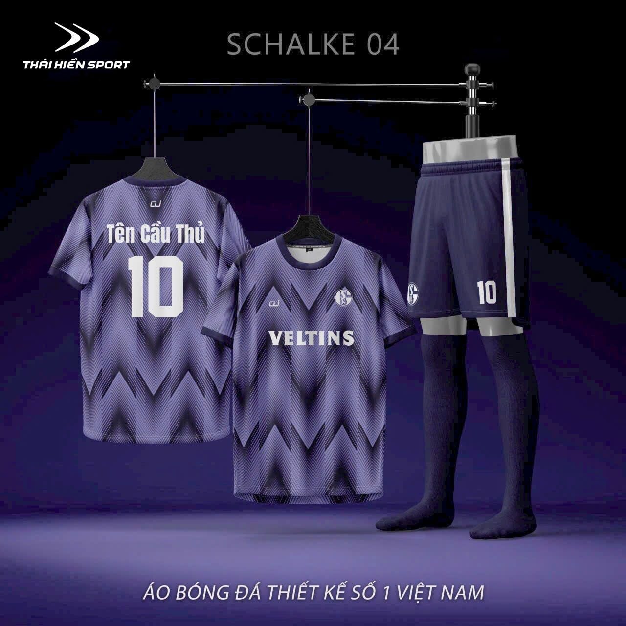  Áo đá bóng thiết kế Schalke 04 