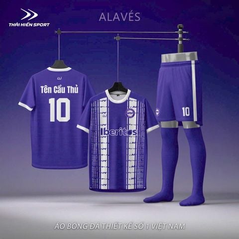  Áo đá bóng thiết kế Alavés 