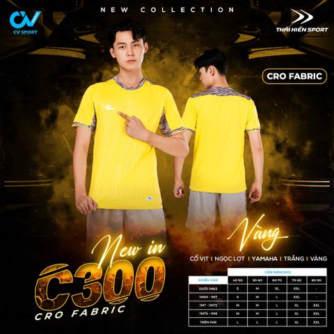  Áo đá bóng Cv c300 