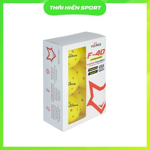  Bóng Pickleball FOXACE Thi Đấu 40 Lỗ (6 quả) 
