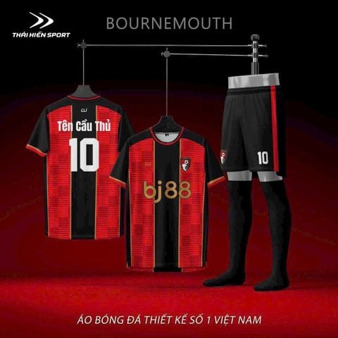 Áo đá bóng thiết kế Bournemouth 