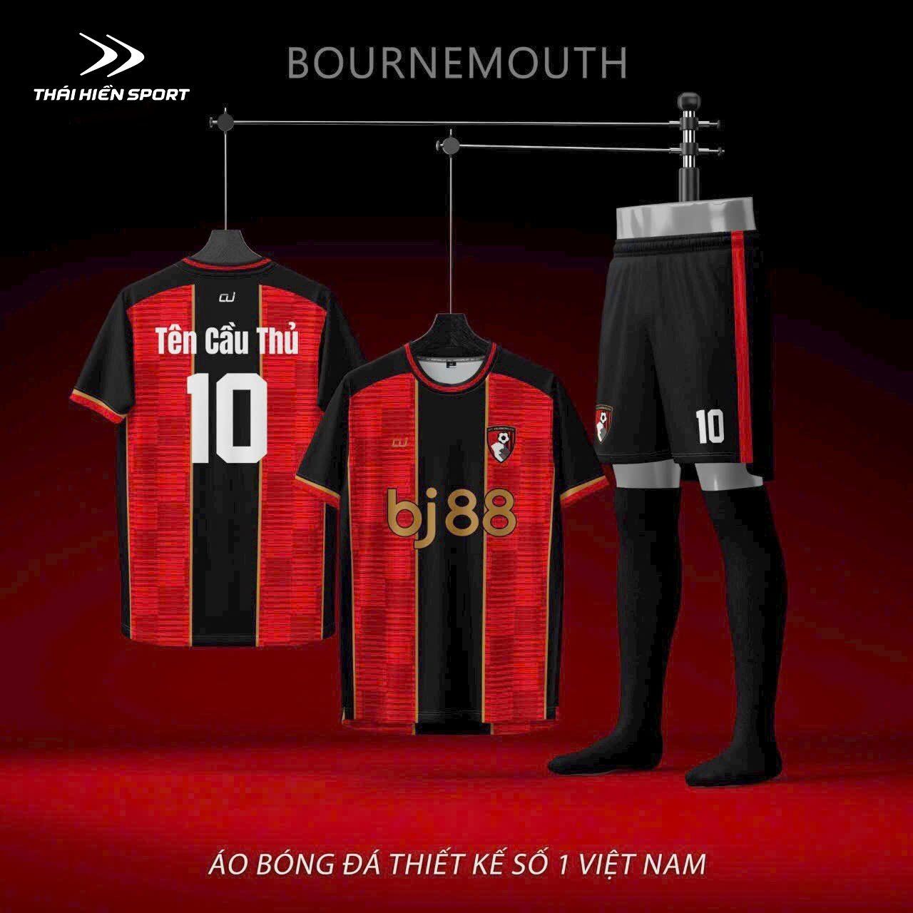  Áo đá bóng thiết kế Bournemouth 