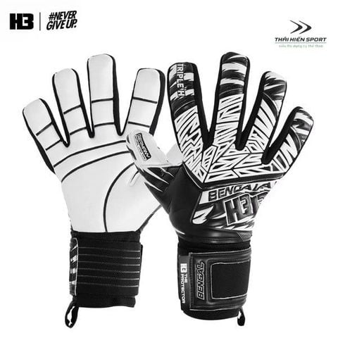  Găng tay thủ môn H3 Bengal - nhập Thái Lan - trắng 