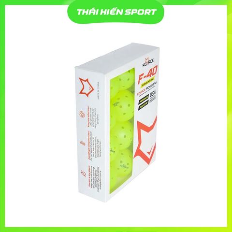  Bóng Pickleball FOXACE Thi Đấu 40 Lỗ (12 quả) 