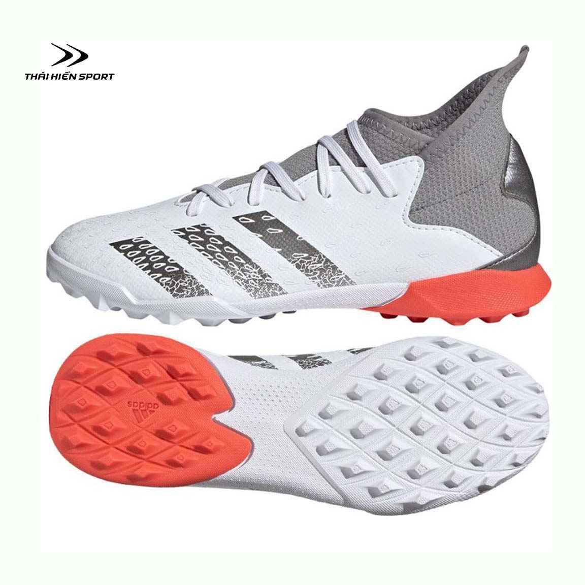  Giày đá bóng Adidas Predator Freak .3 TF trắng 