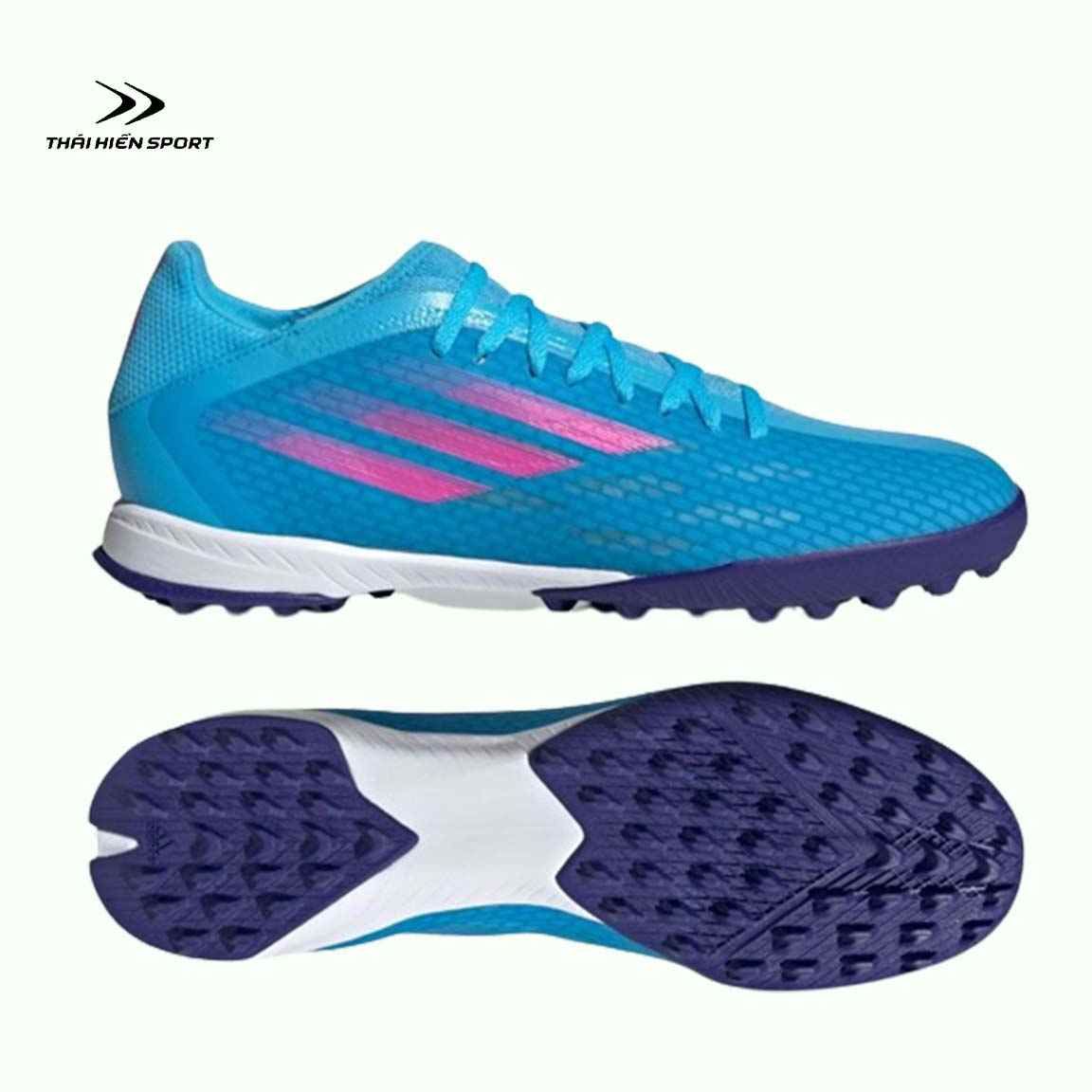  Giày đá bóng Adidas X SpeedFlow .3 TF xanh dương 