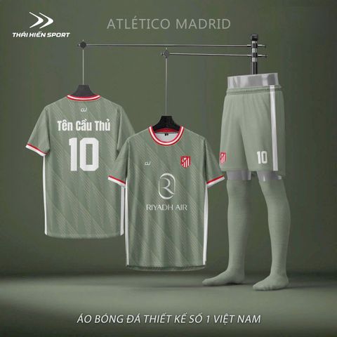  Áo đá bóng thiết kế Aletico Madrid 