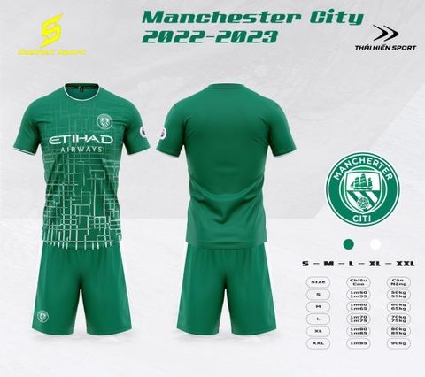  Áo đá bóng Manchester City sân khách 