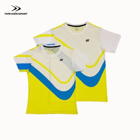  Áo cầu lông Yonex AT2205 vàng trắng 