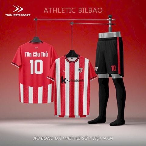  Áo đá bóng thiết kế Athletic Bilbao 